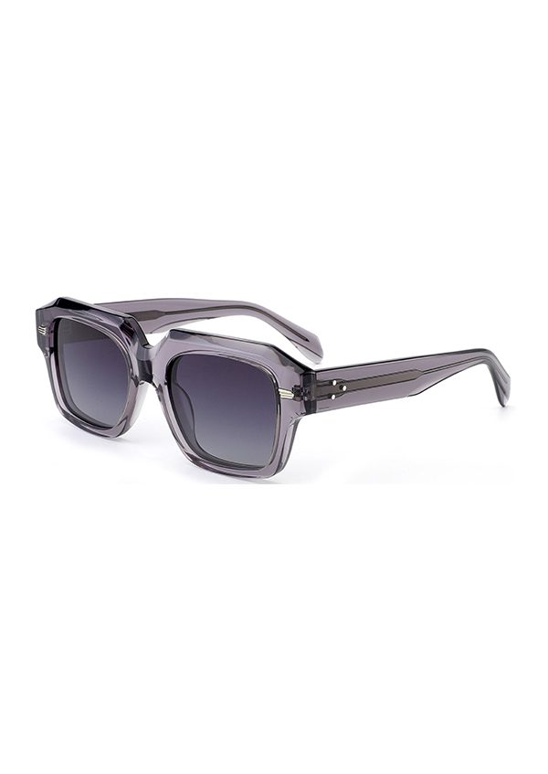 Ouyuan OYMB1487S Occhiali da Sole Nero Oro Quadrati