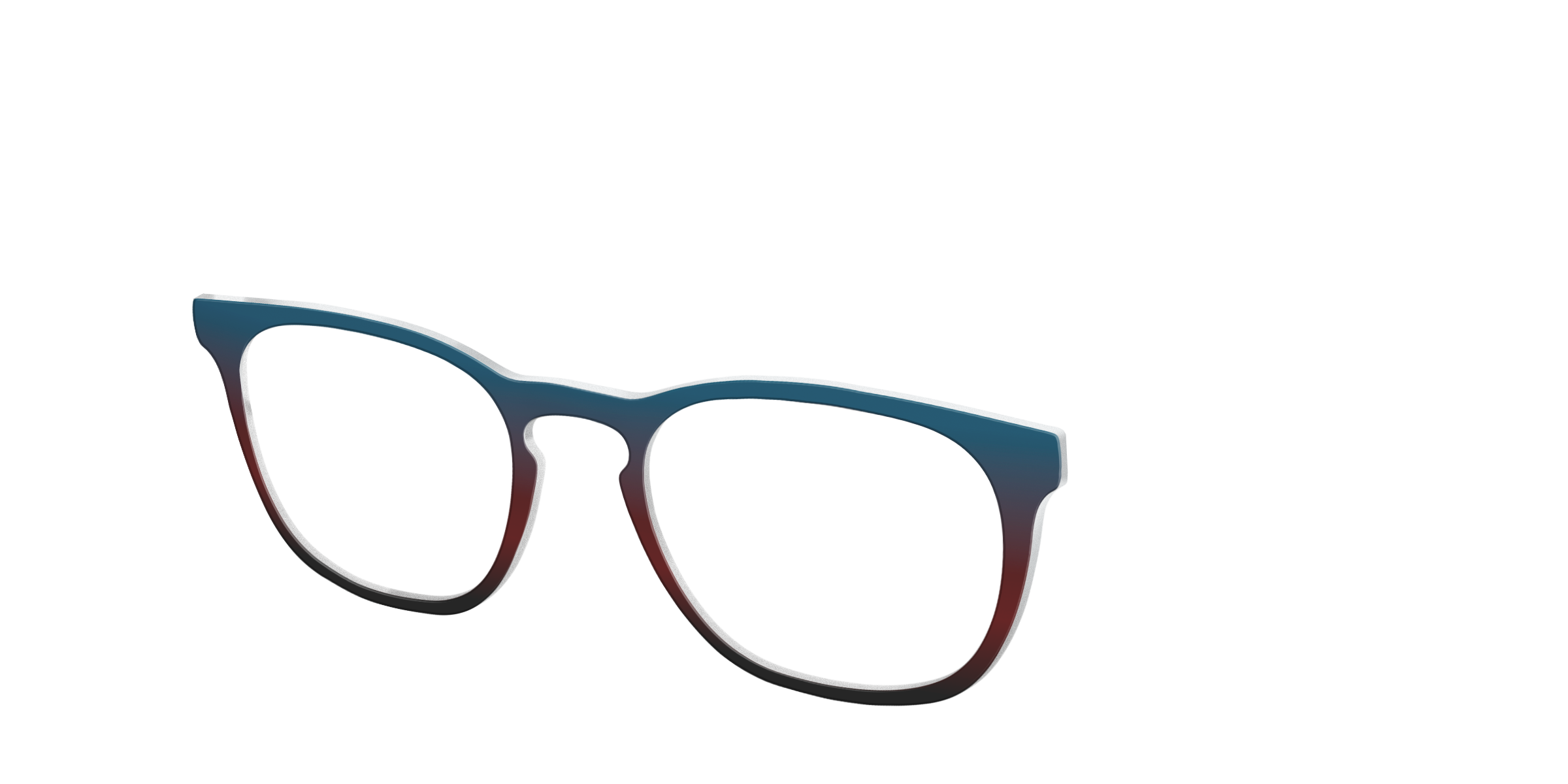 Pair Eyewear Solid Teal Espresso Gradient top per occhiali