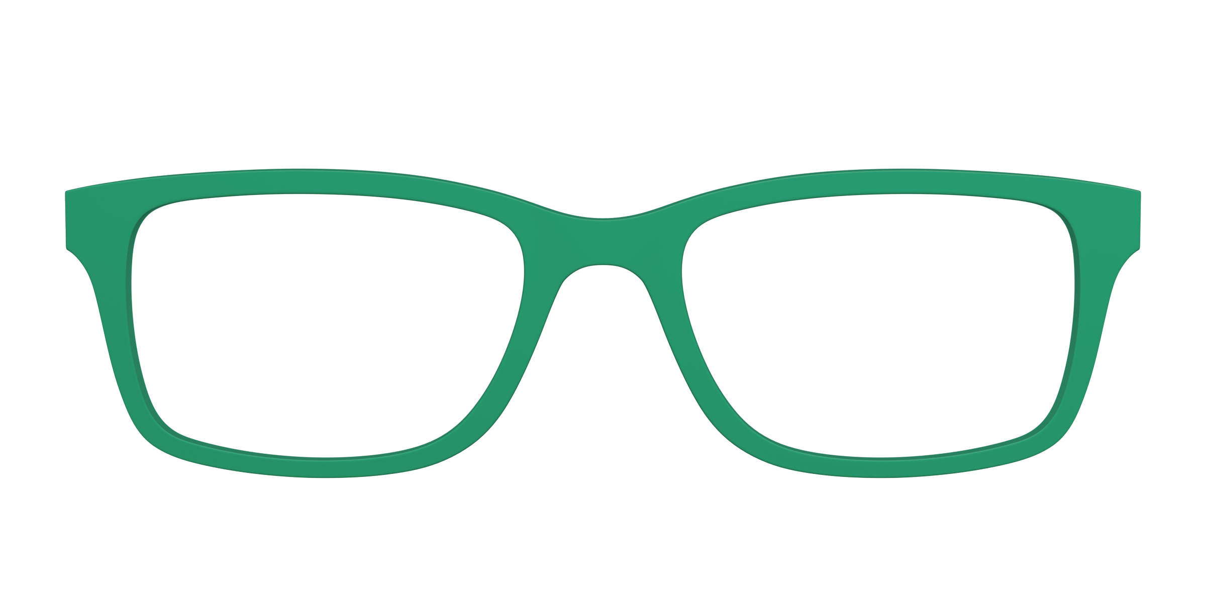 Pair Eyewear Solid Tops The Forest Green top per occhiali