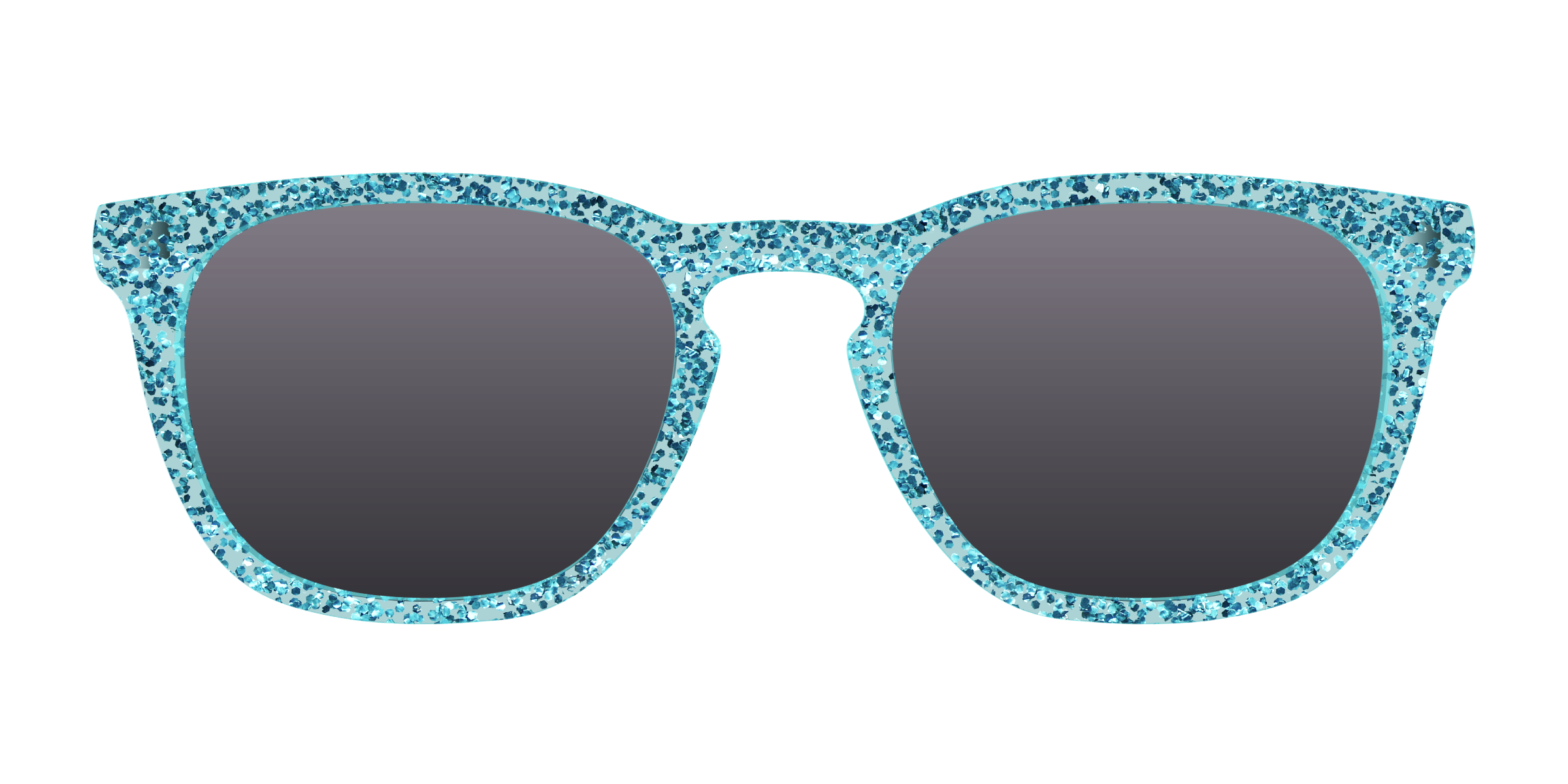 Pair Eyewear Sun Tops Aquamarine Sparkle top sole polarizzato