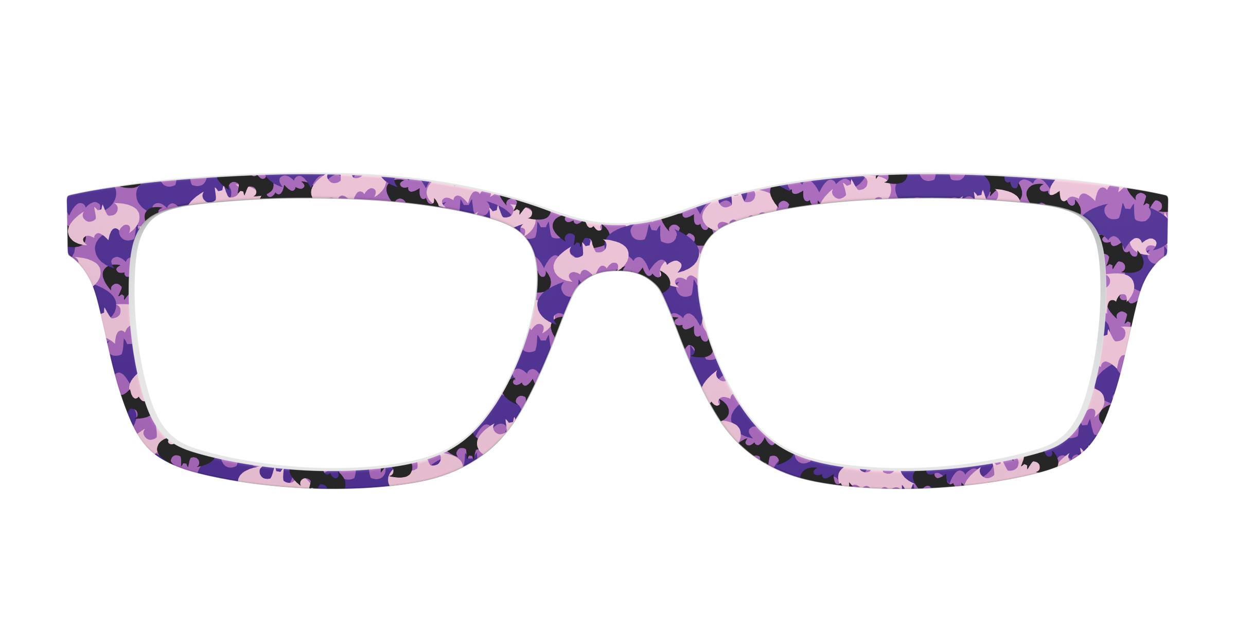 Pair Eyewear Collabs The Batgirl top occhiali viola