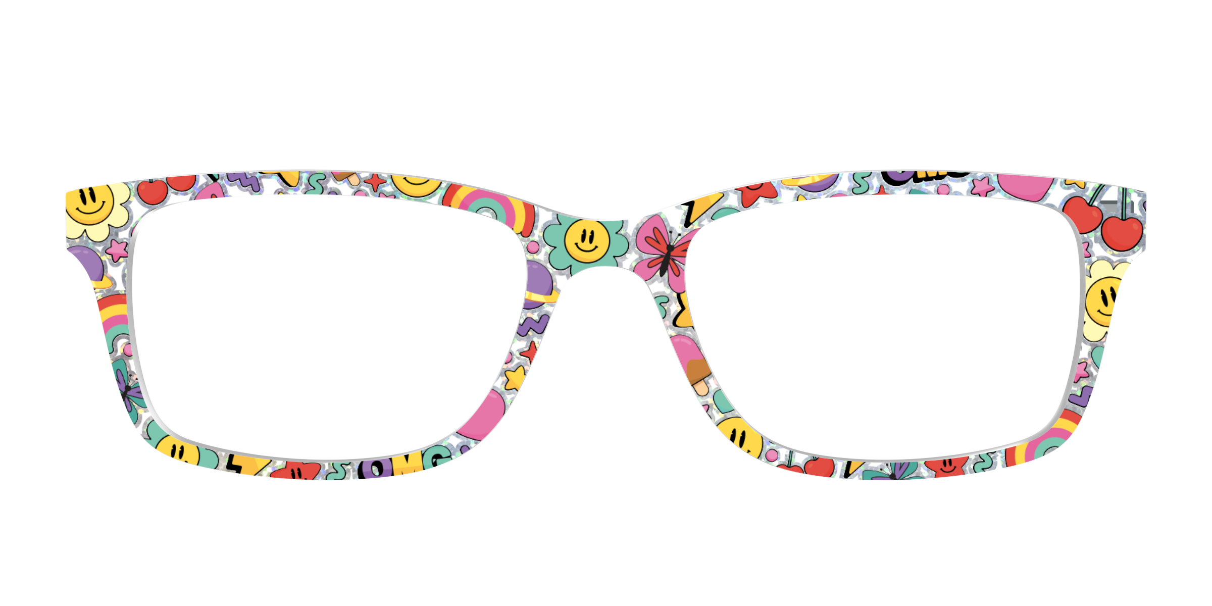 Pair Eyewear Design Tops The Funky Foil Stickers frontalino premium