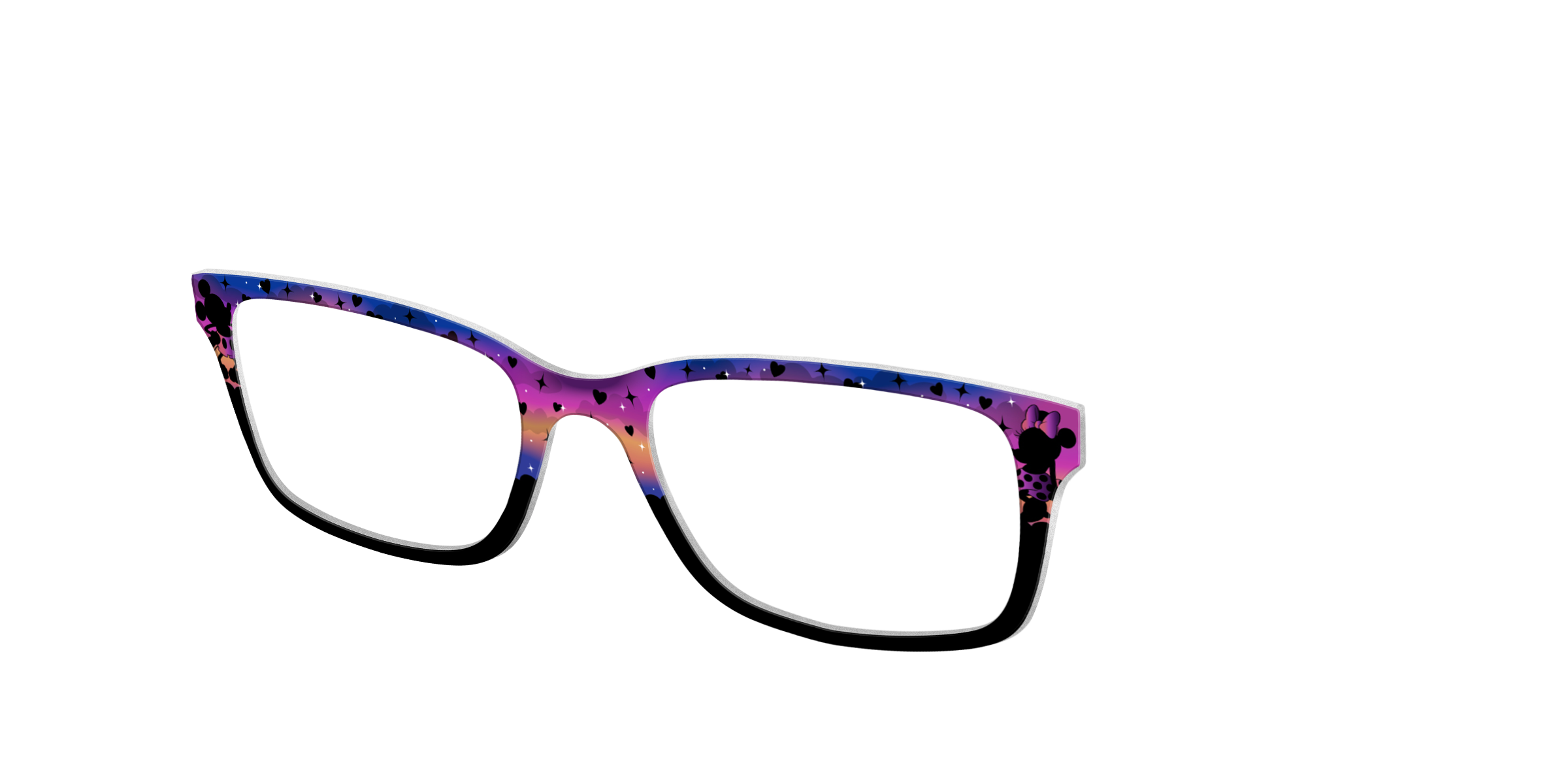 Pair Eyewear Collabs Mickey Minnie Shadow top DY4