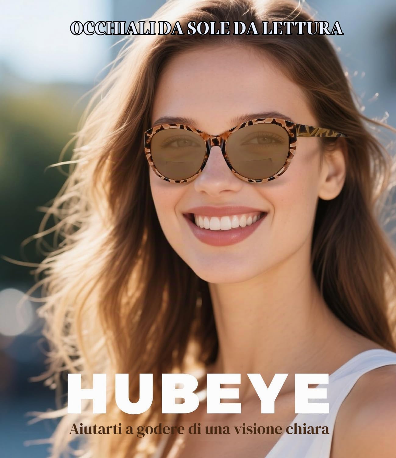 Hubeye Retro Oversized Occhiali da Lettura 1.5 Donna UV400