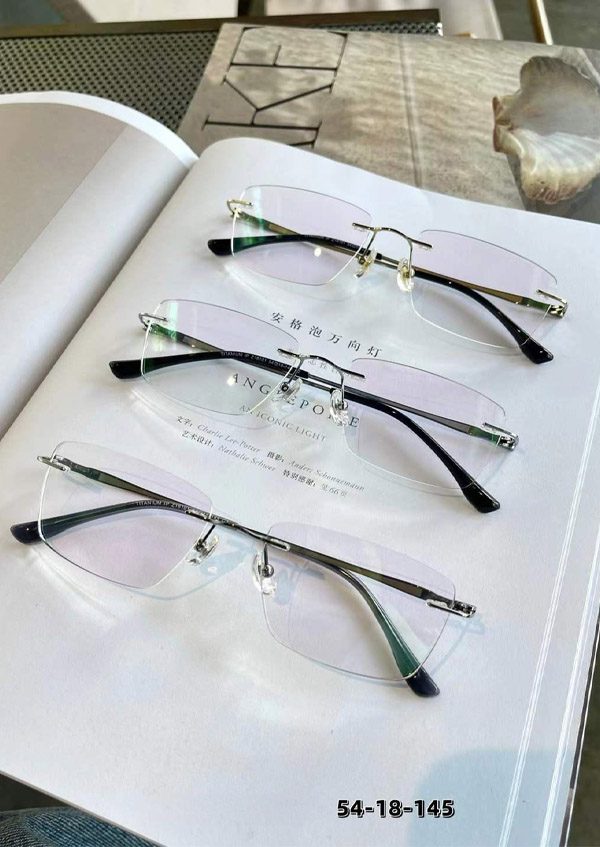 Ouyuan OYZ18101 occhiali vista titanio rimless 54-18-145