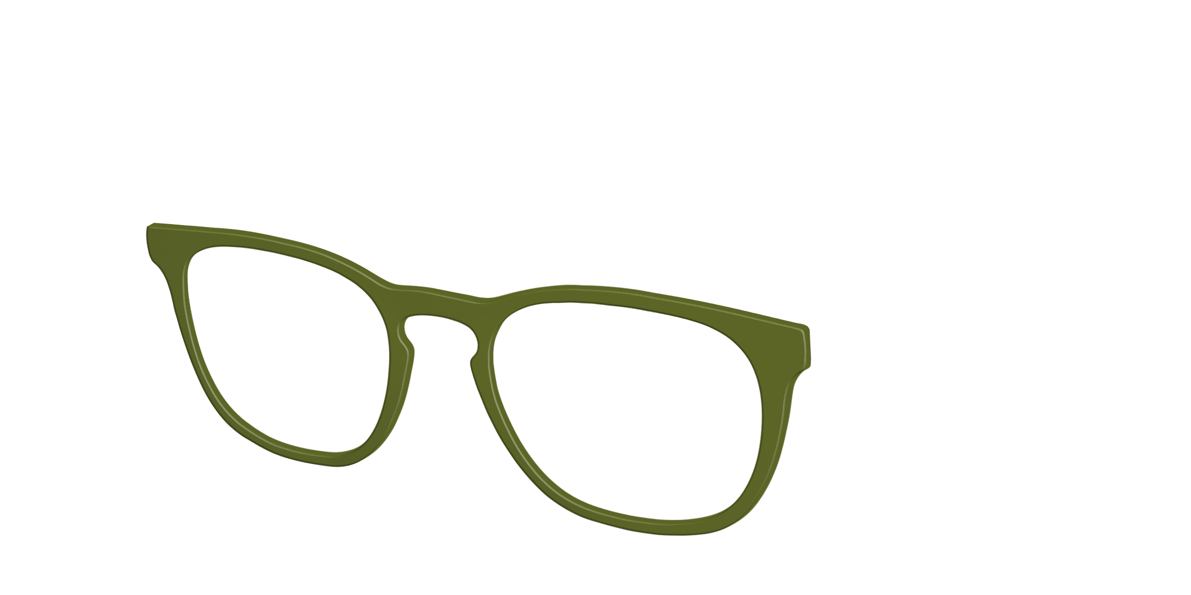 Pair Eyewear Solid Tops The Army Green cover occhiali verde
