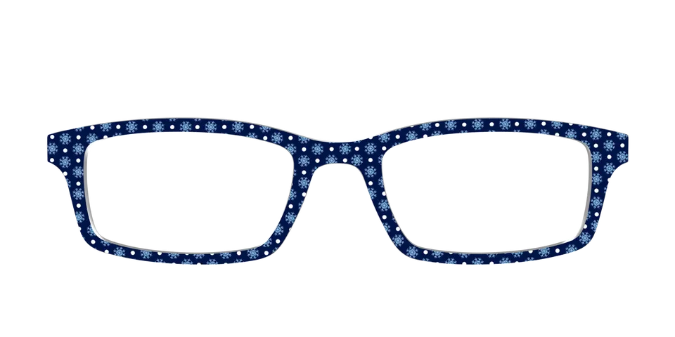 Pair Eyewear Design Tops Snowflake Polka Dot top pois