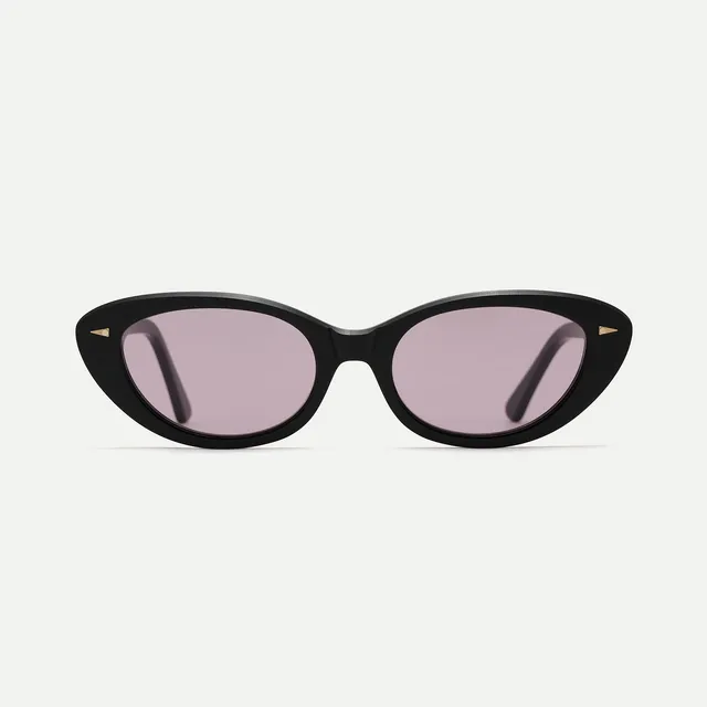 AHLEM Prairie Occhiali da Sole Black / Lilac in Acetato