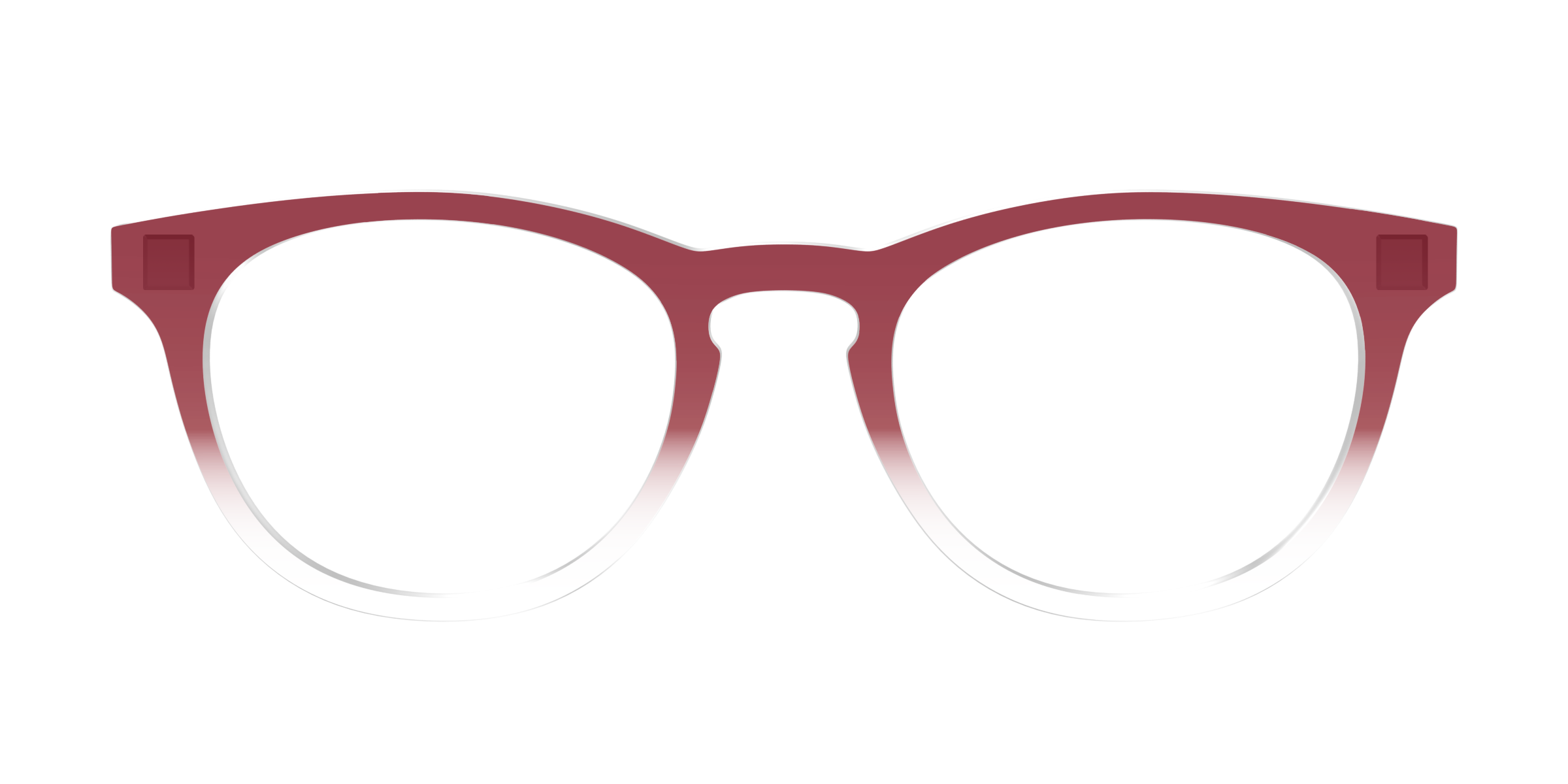 Pair Eyewear Solid Tops Burgundy Gradient Crystal top Serra
