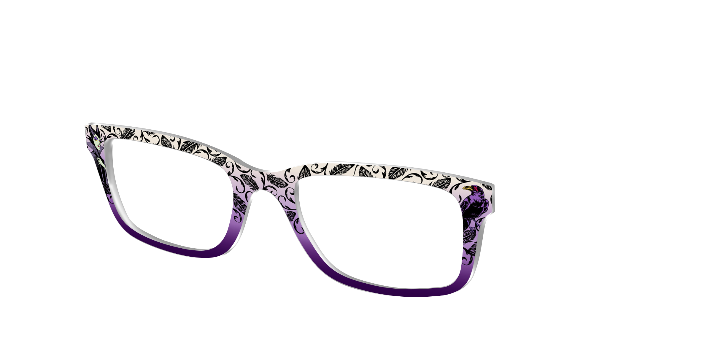 Pair Eyewear Collabs Maleficent Dark Wings top per occhiali nero