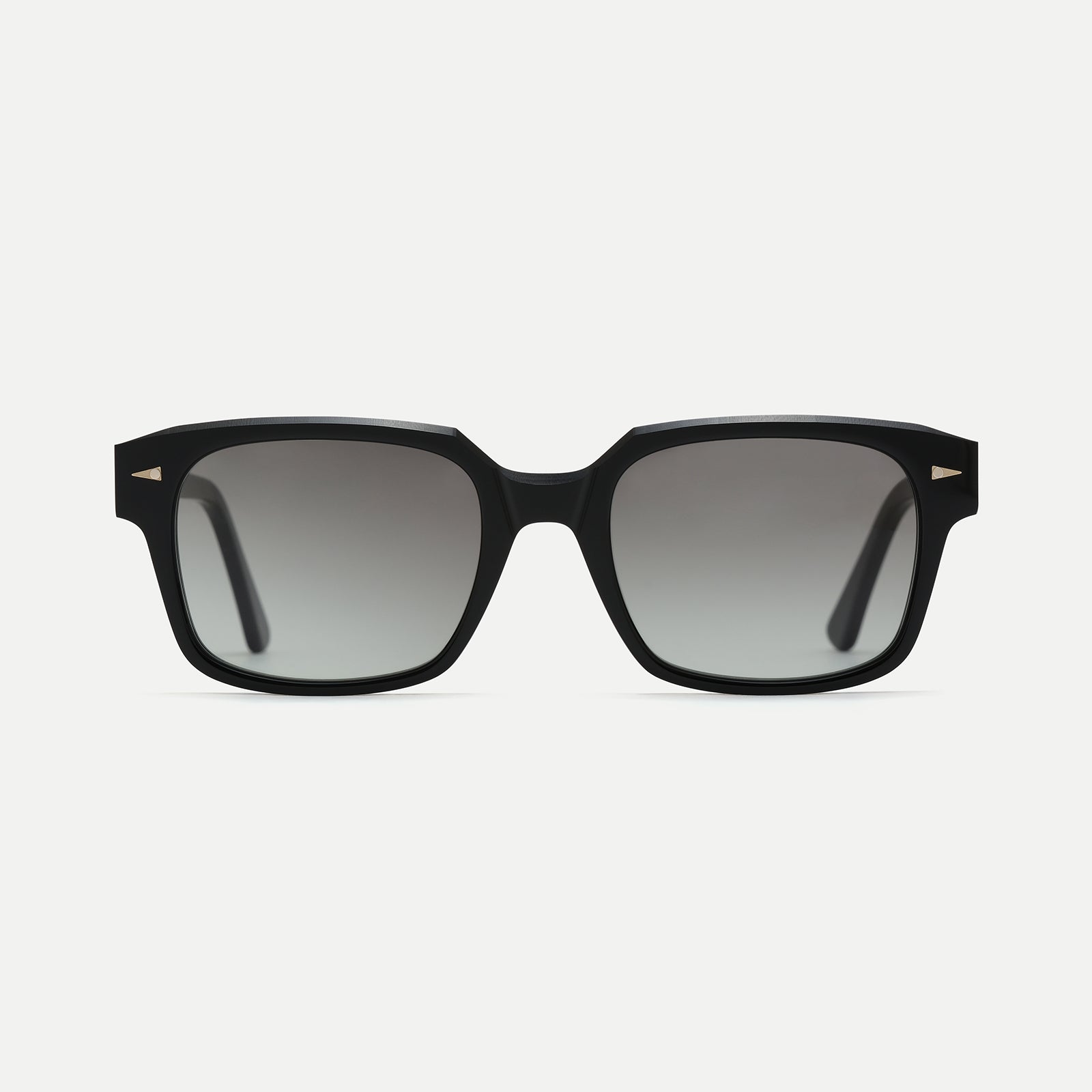 AHLEM Gros Caillou Occhiali da Sole Nero/Verde Acetato