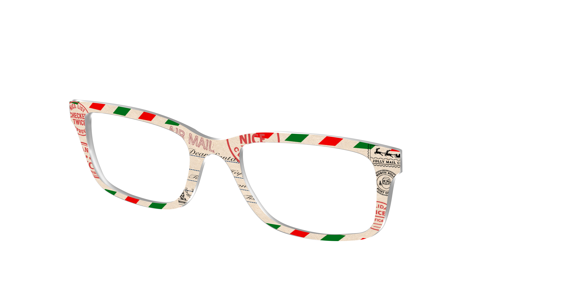 Pair Eyewear Design Tops Letter to Santa top magnetico Natale