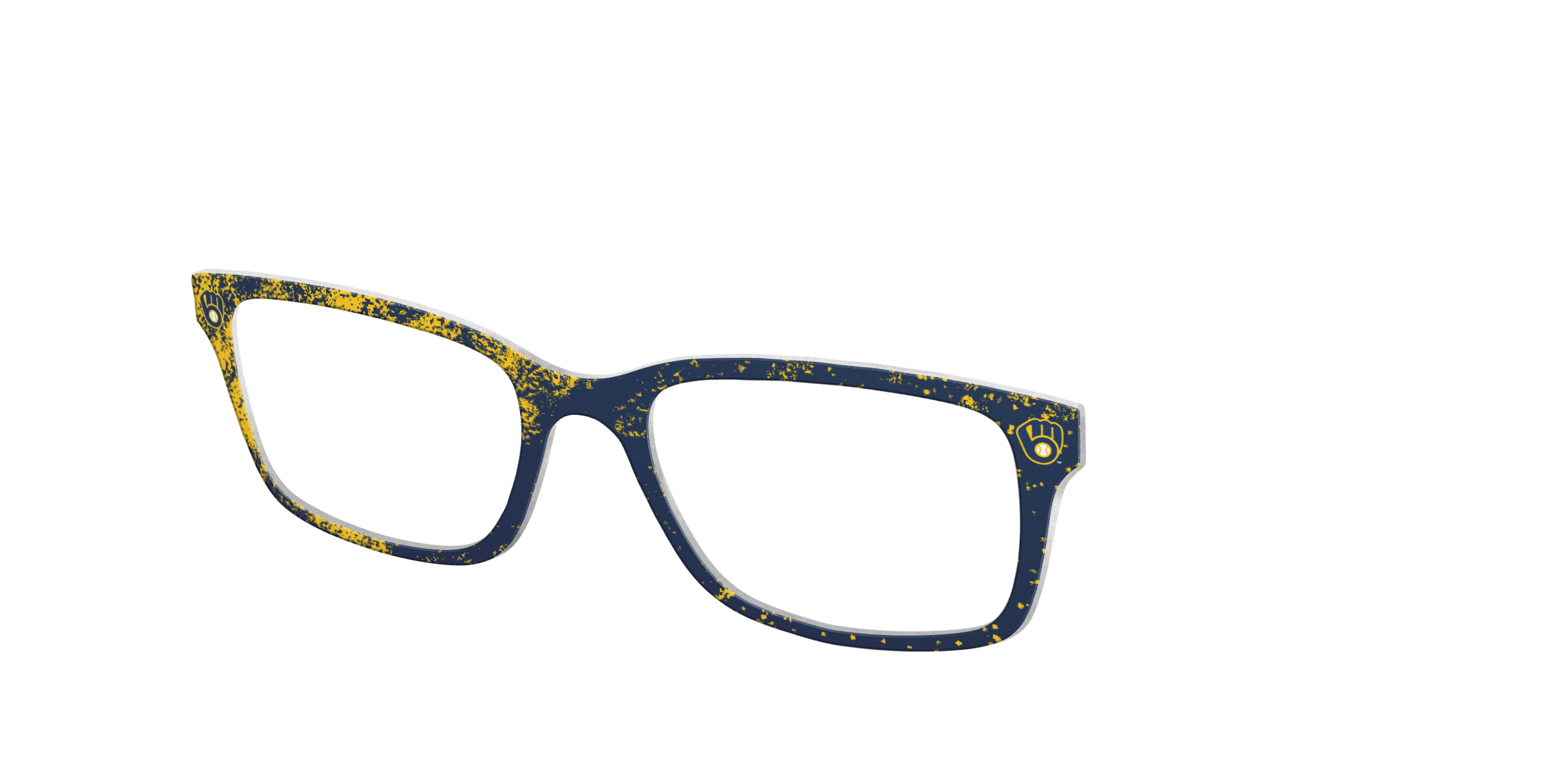 Pair School Spirit Brewers Home Run top occhiali giallo