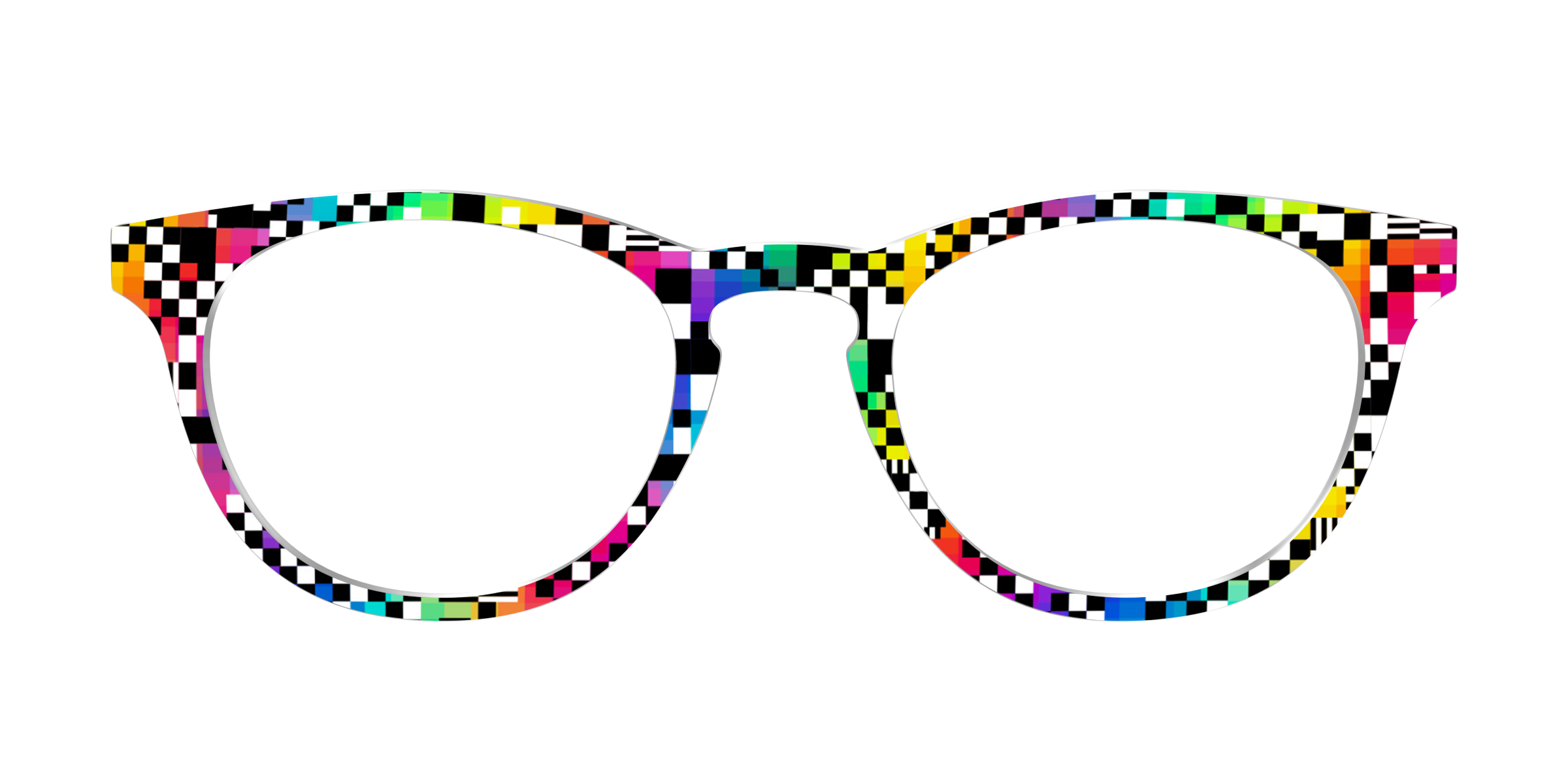 Pair Eyewear Design Tops The Prismatic Check top occhiali
