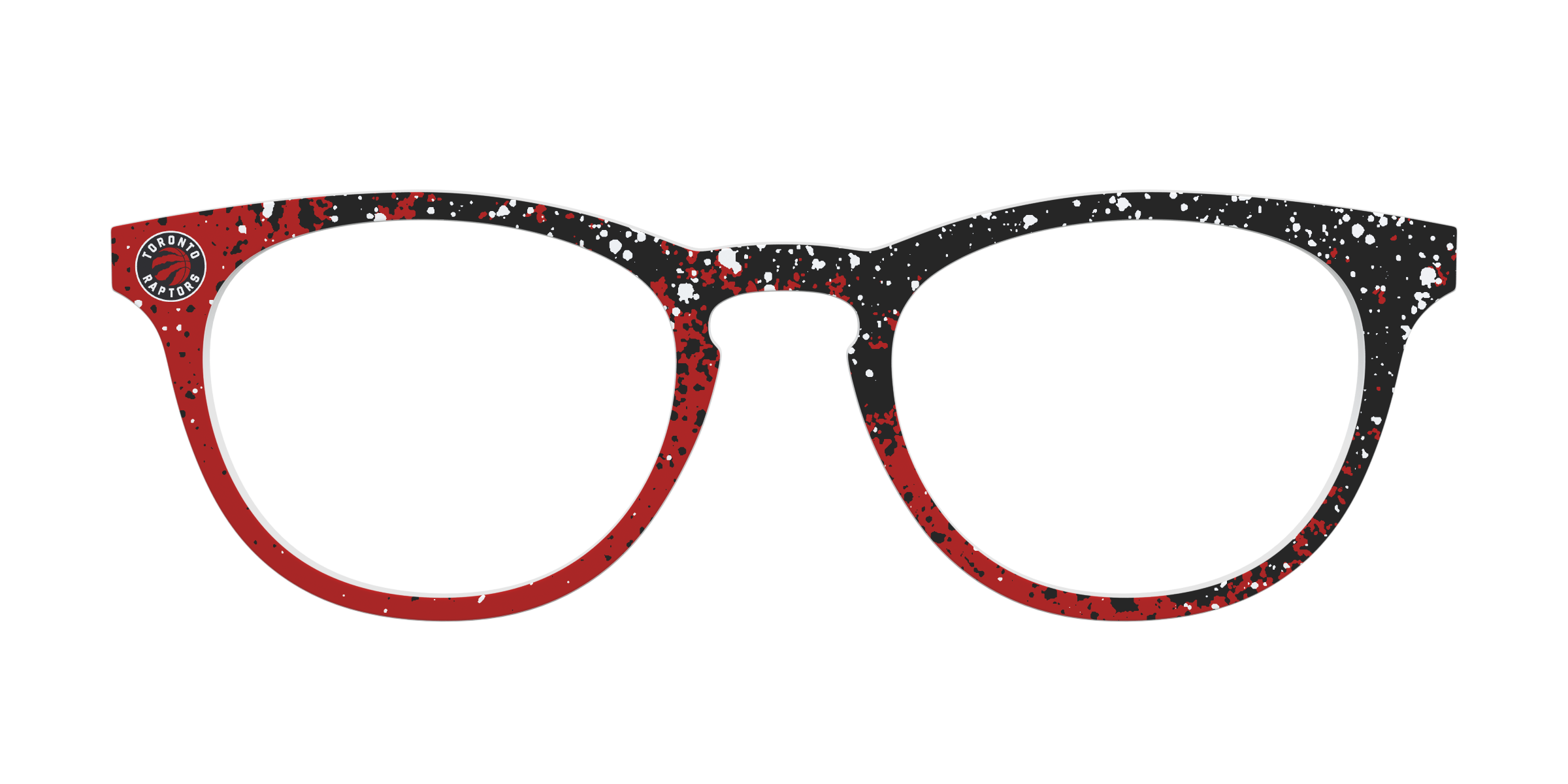 Pair Eyewear School Spirit The Raptors Splatter top magnetico NBA