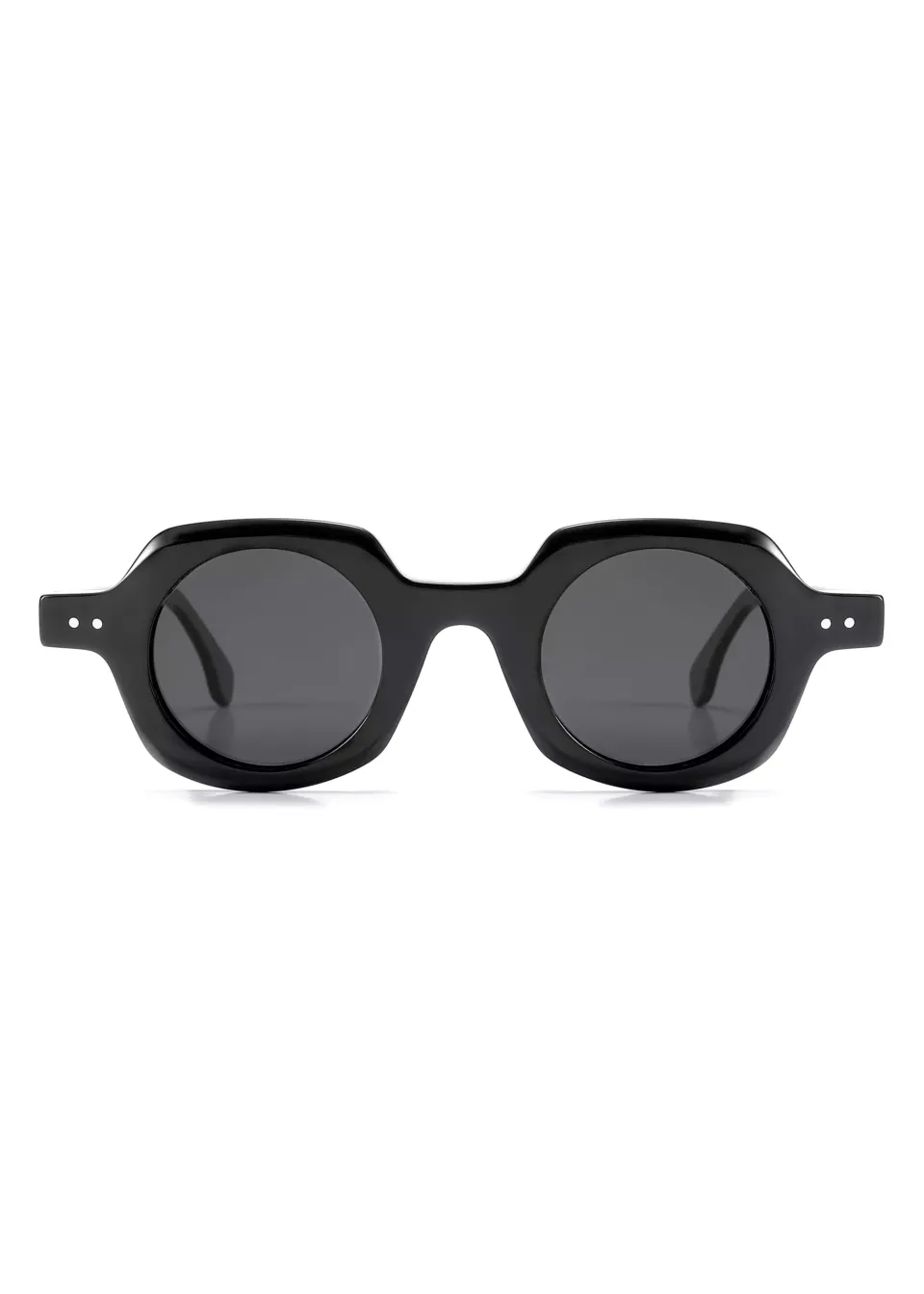 Ouyuan FG1582T occhiali da sole tondi donna spessi