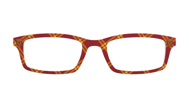 Pair Eyewear Collabs Gryffindor Plaid top occhiali Cedro