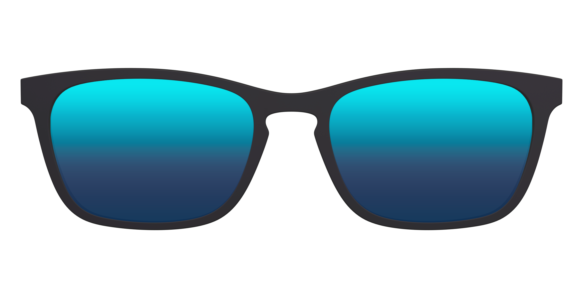 Pair Eyewear Sun Tops Blue Reflective top sole polarizzato blu