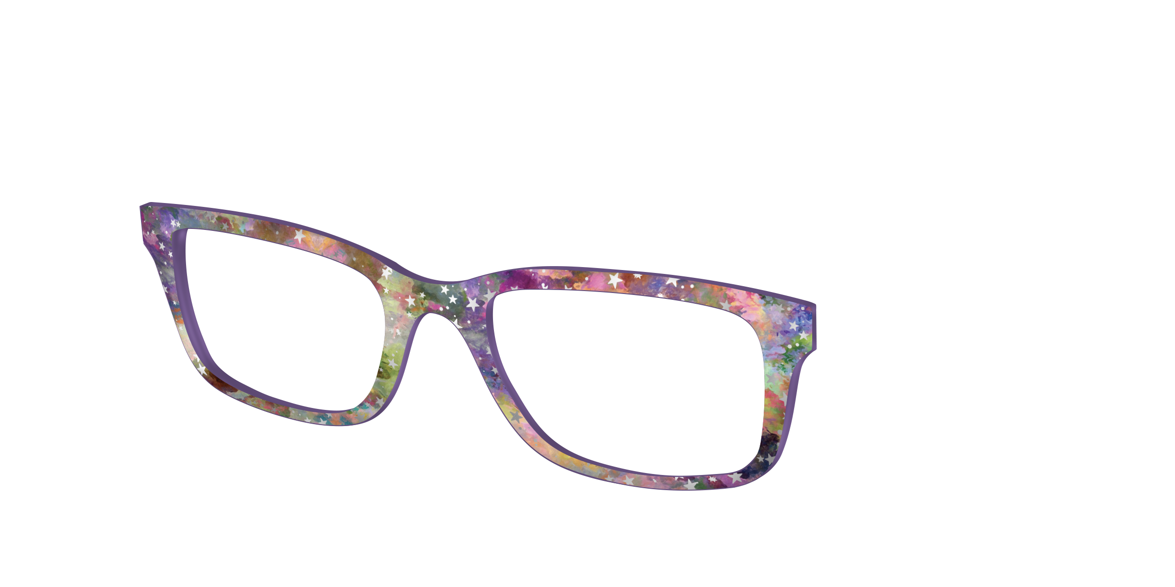 Pair Eyewear Design Tops Silver Foil Starry Sky top