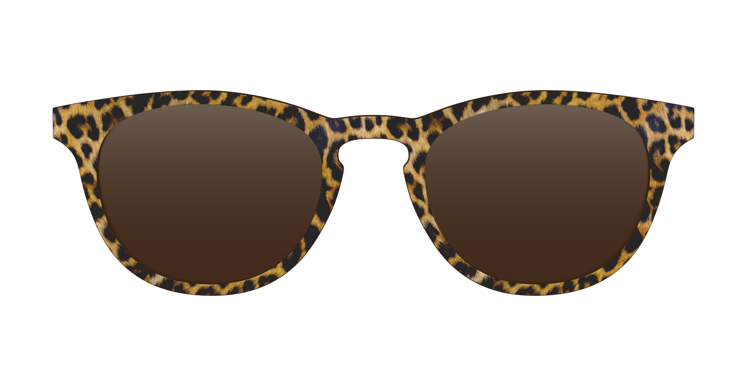 Pair Eyewear Sun Tops Cheetah Spots clip sole maculato