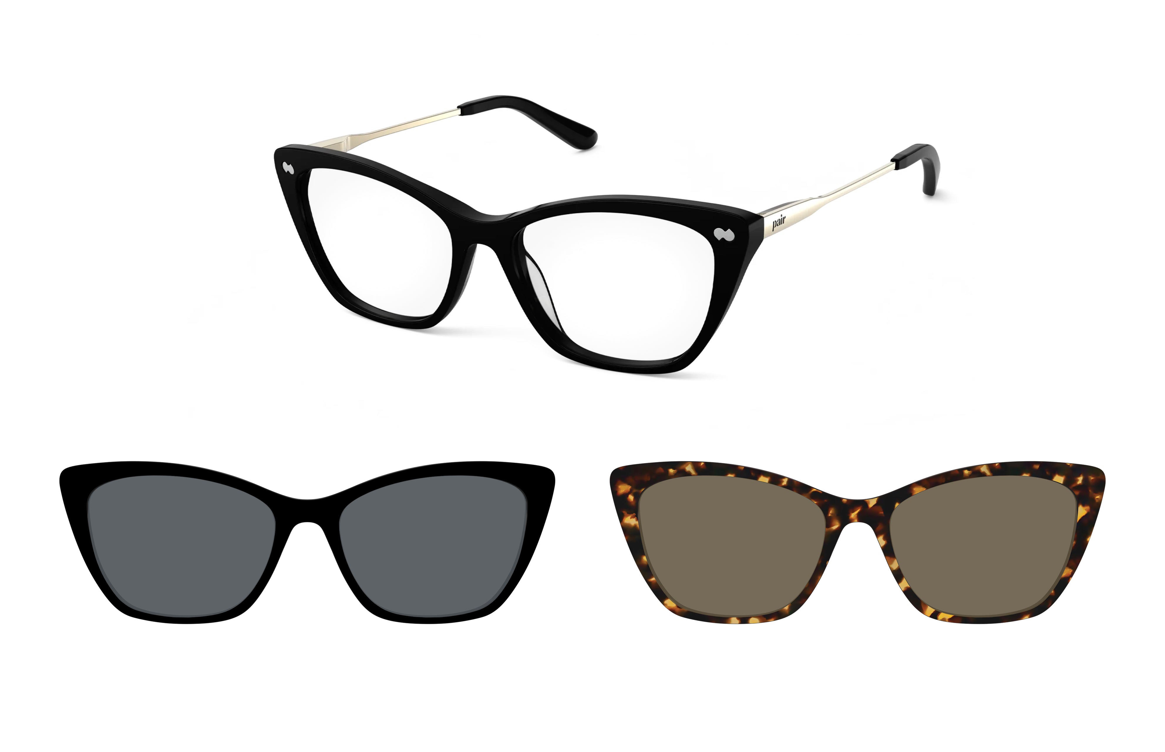 Pair Eyewear Base Frames Wanda Black montatura occhiali nero