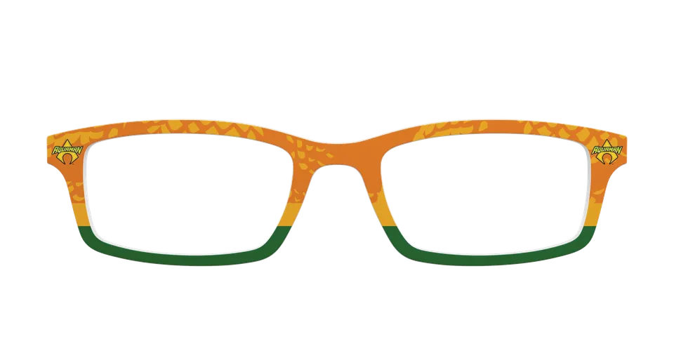 Pair Eyewear Collabs The Aquaman top verde arancione
