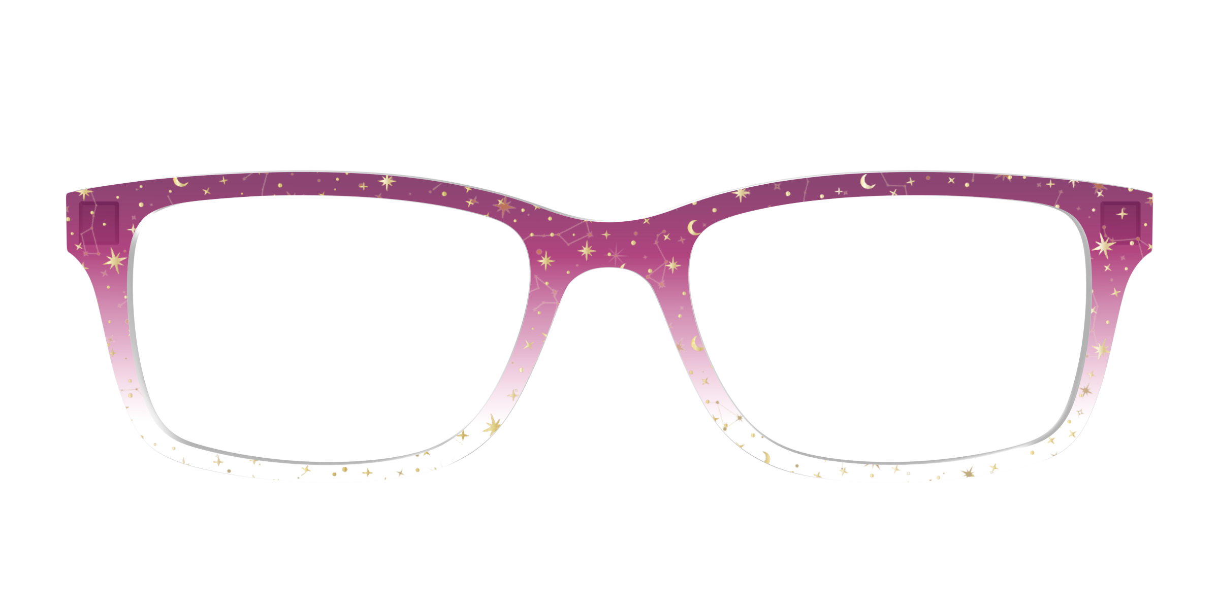 Pair Eyewear Design Tops Pink Ombre Gold Foil top rosa 437