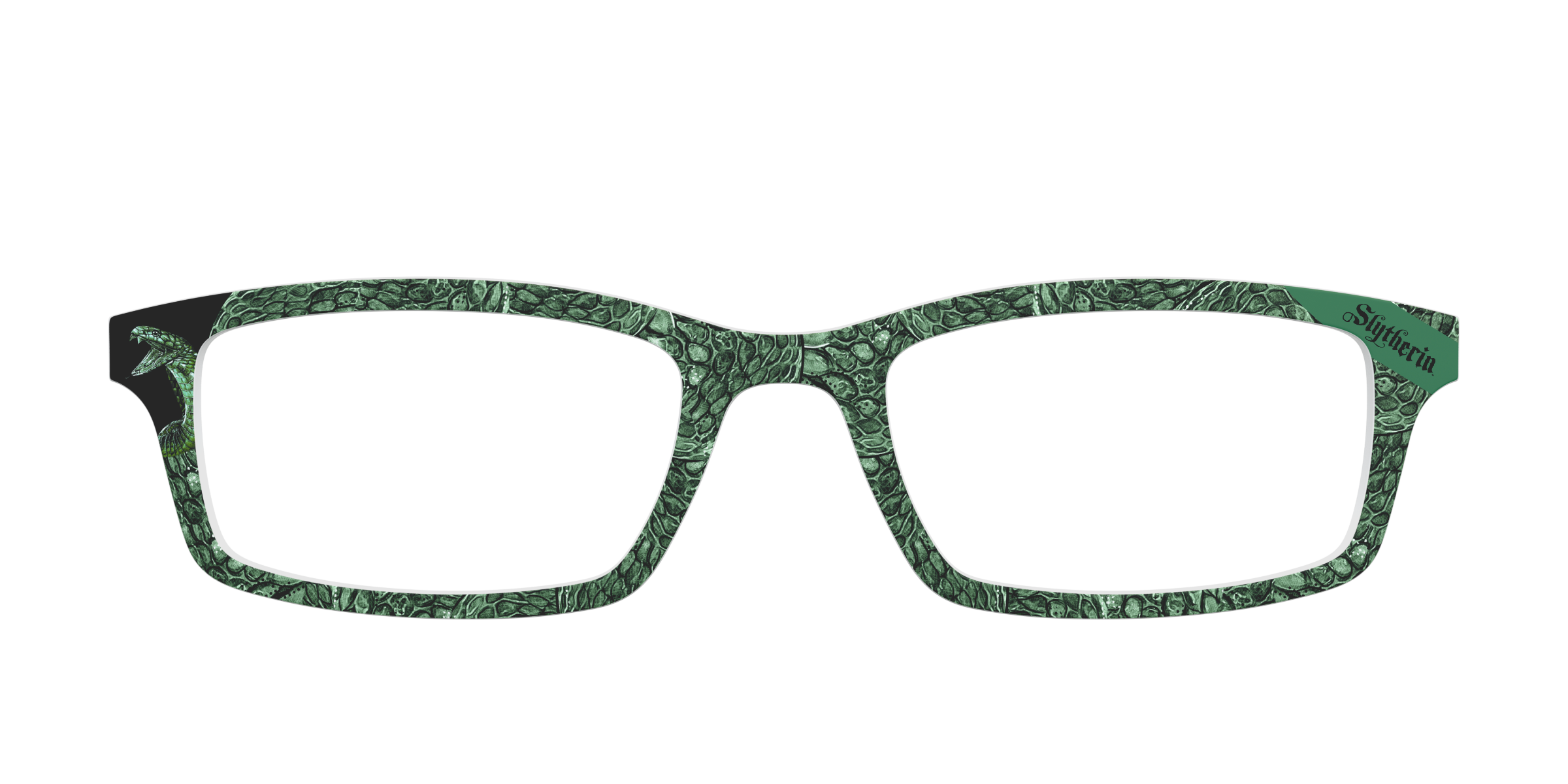 Pair Eyewear Collabs Slytherin Serpent top occhiali verde