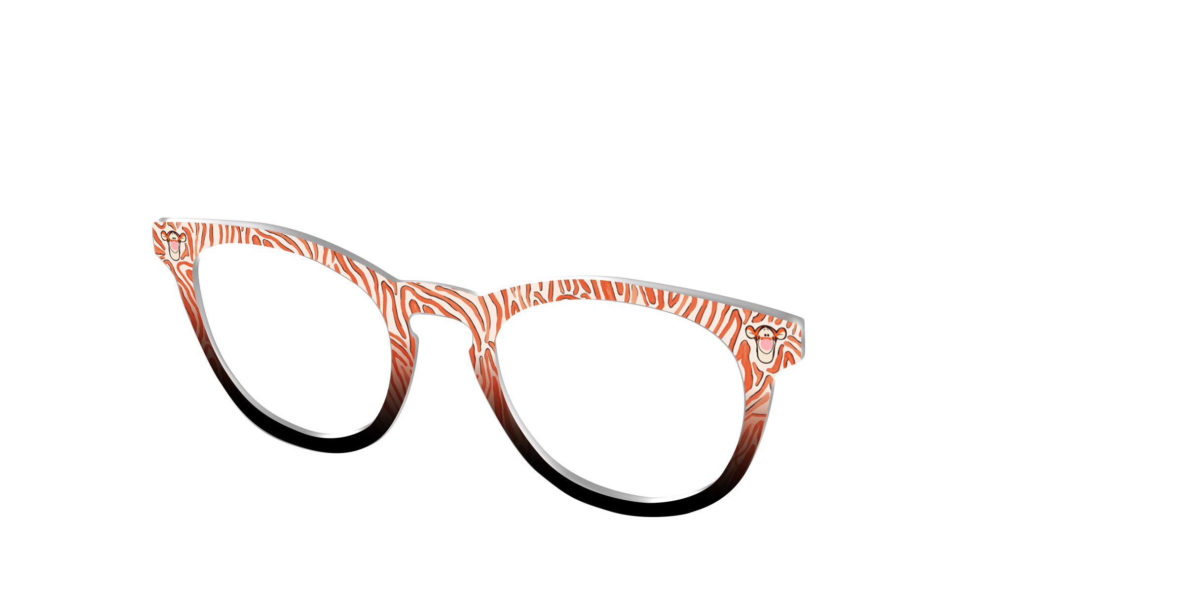 Pair Eyewear Collabs Tigger top occhiali fantasia