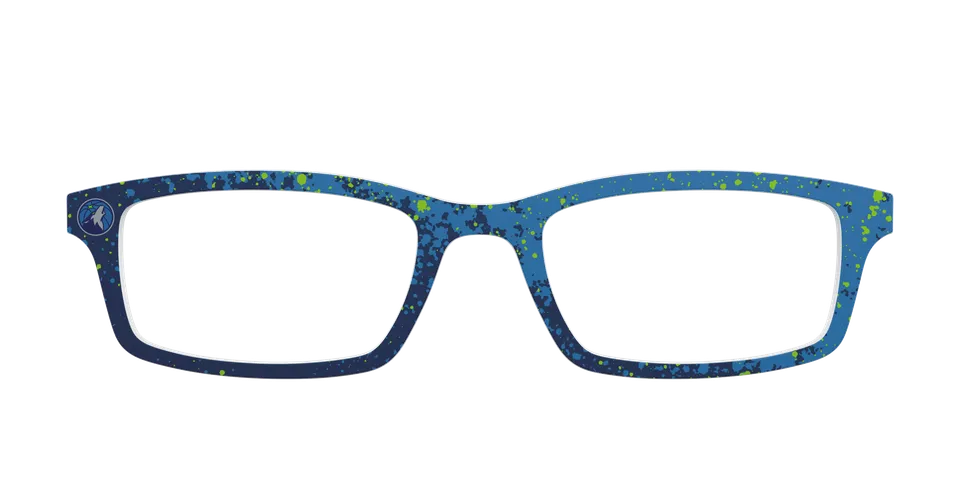 Pair Eyewear School Spirit Timberwolves Splatter top occhiali TW1