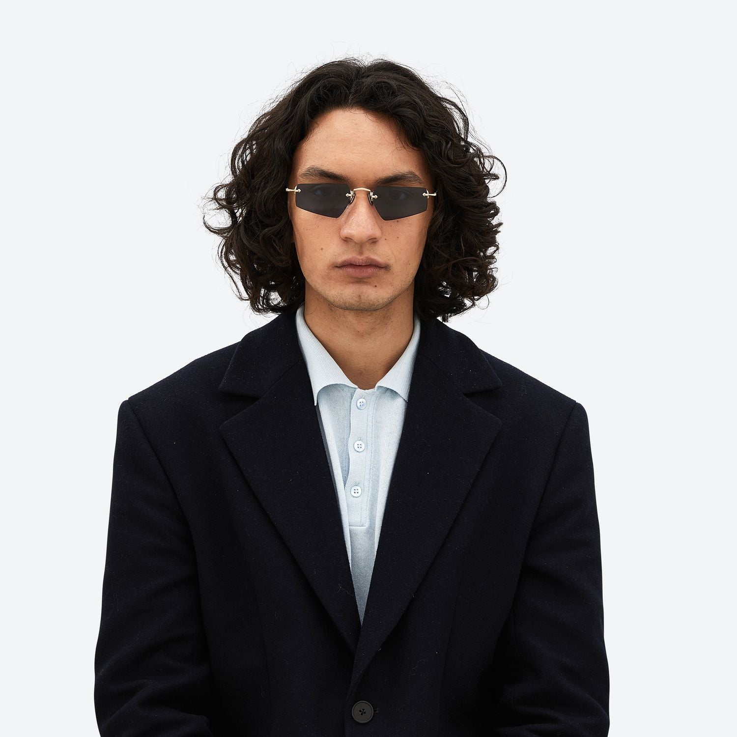 Monokol Burbon MK171 C1 occhiali da sole quadrati titanio