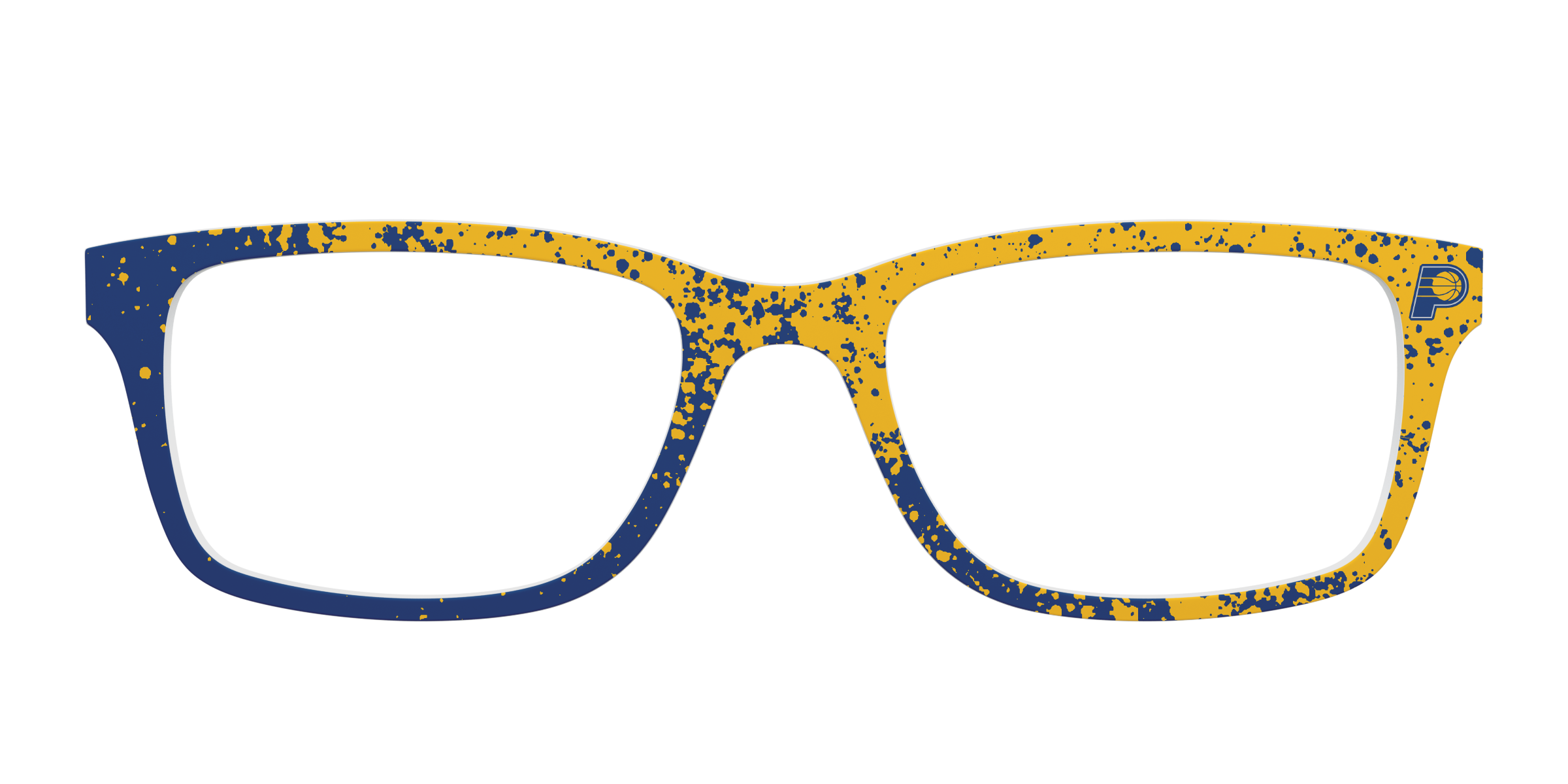 Pair Eyewear School Spirit The Pacers Splatter top per occhiali blu