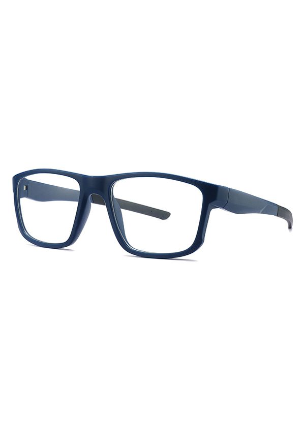 Ouyuan TR082003 montatura sportiva TR90 nera-blu