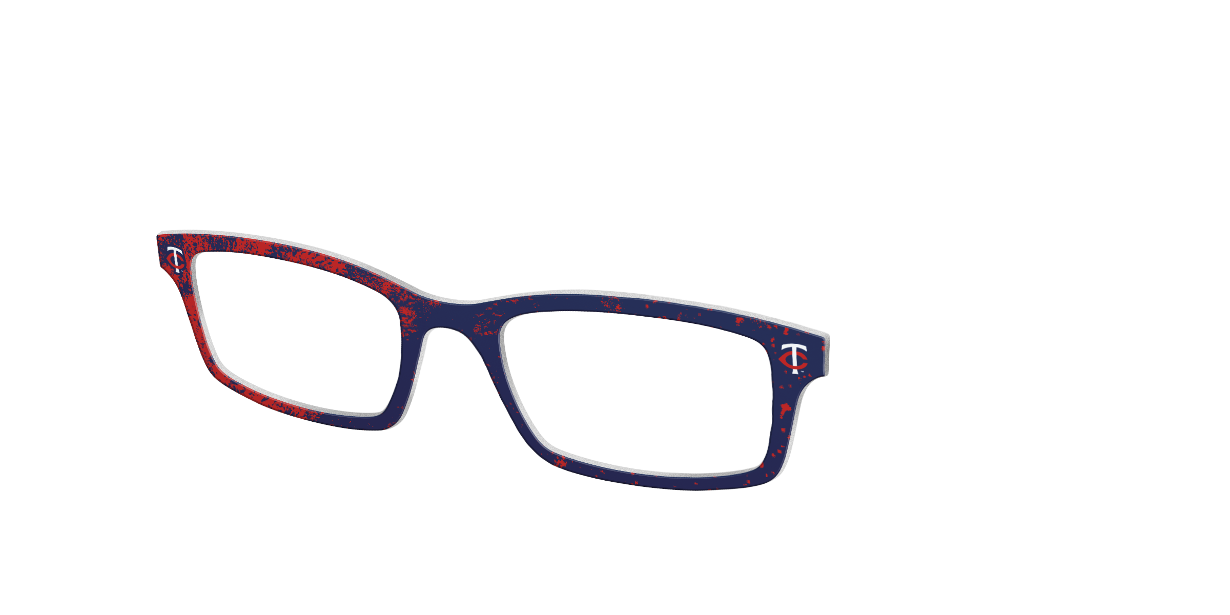 Pair Eyewear School Spirit Twins Home Run top occhiali rosso