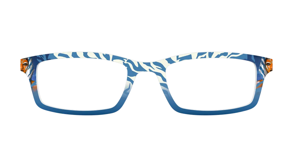 Pair Eyewear Collabs Ahsoka Tano cover occhiali fantasia blu