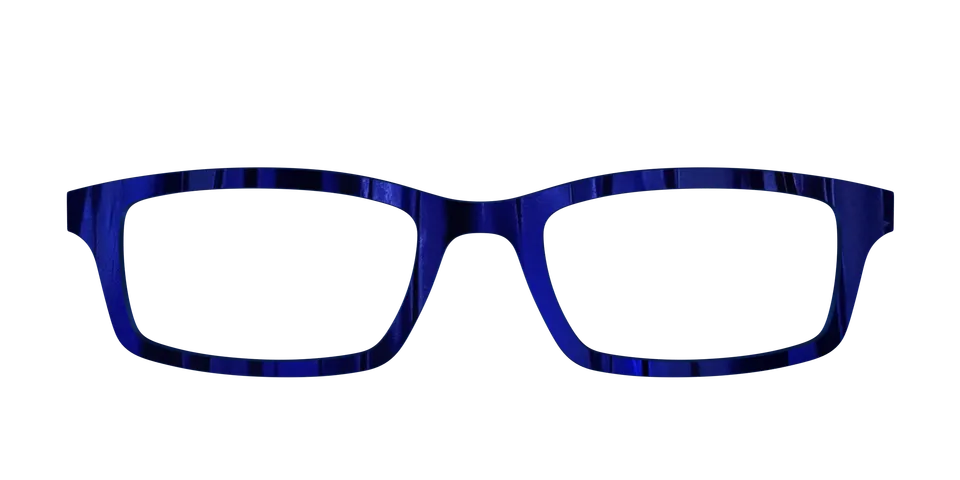 Pair Eyewear Design Tops Indigo Moire Stripes top righe blu