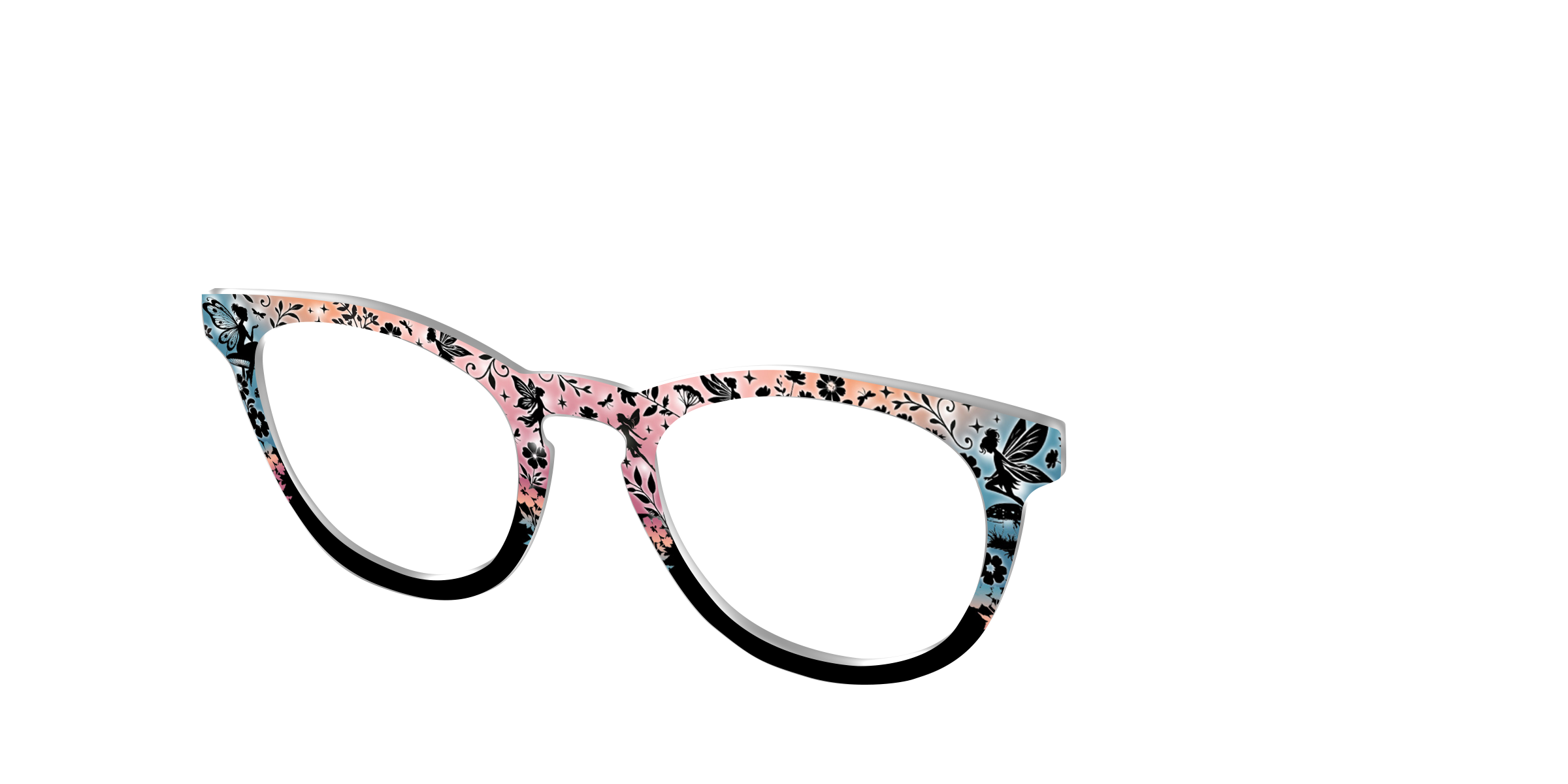 Pair Eyewear Design Tops Magic Meadow After Dark top fiori