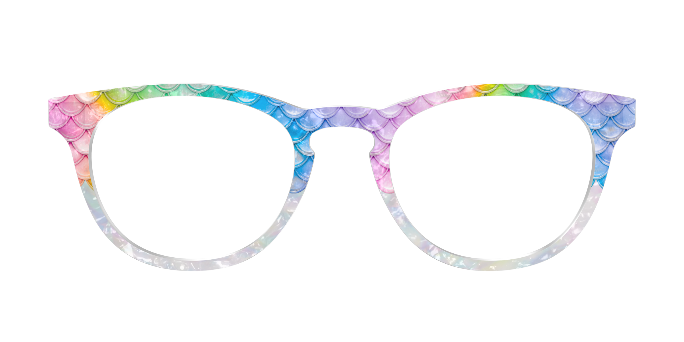 Pair Eyewear Design Tops Rainbow Pearl Scales Crystal top Cedro