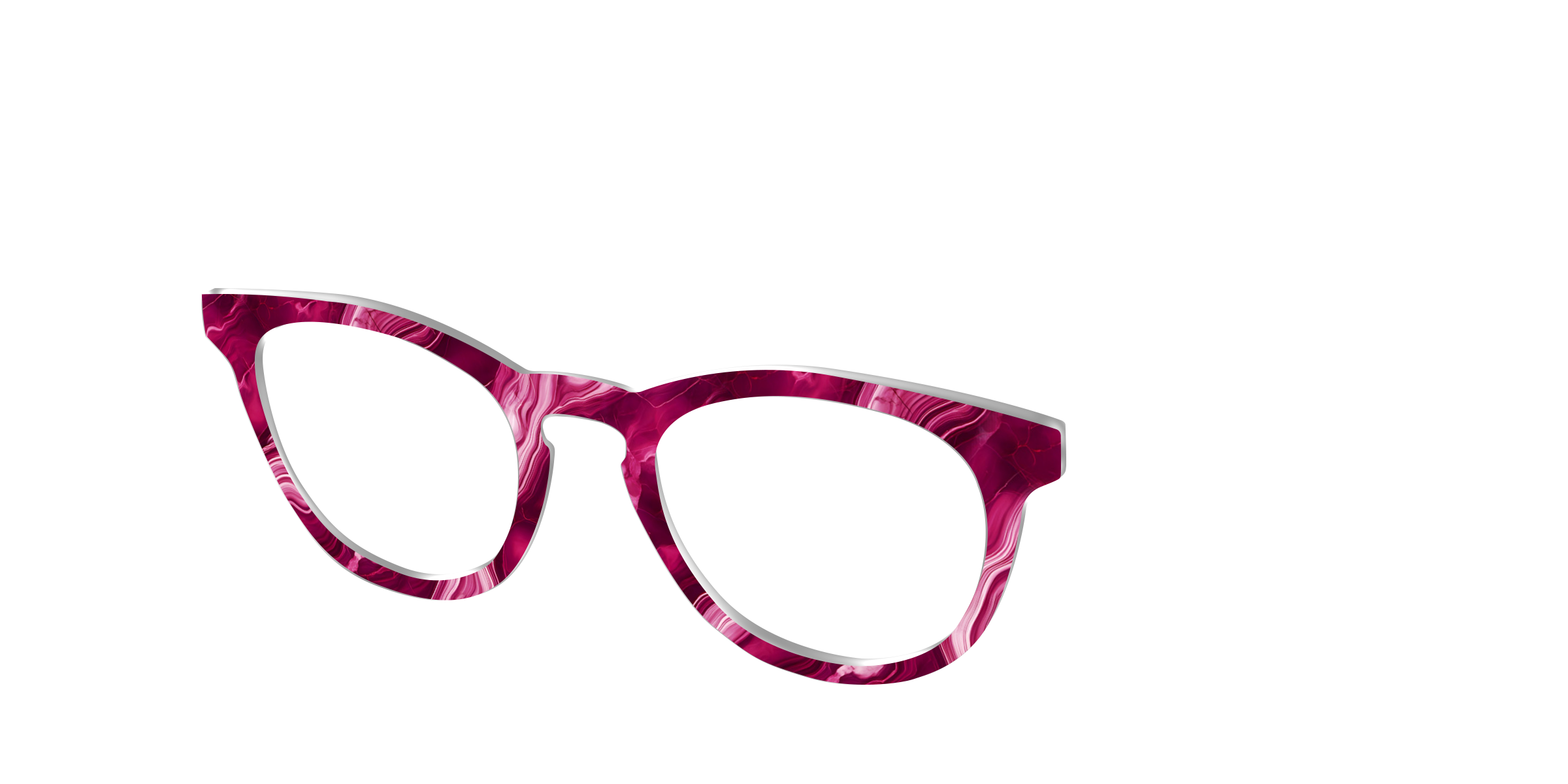 Pair Eyewear Design Tops Cranberry Marble cover occhiali marmo