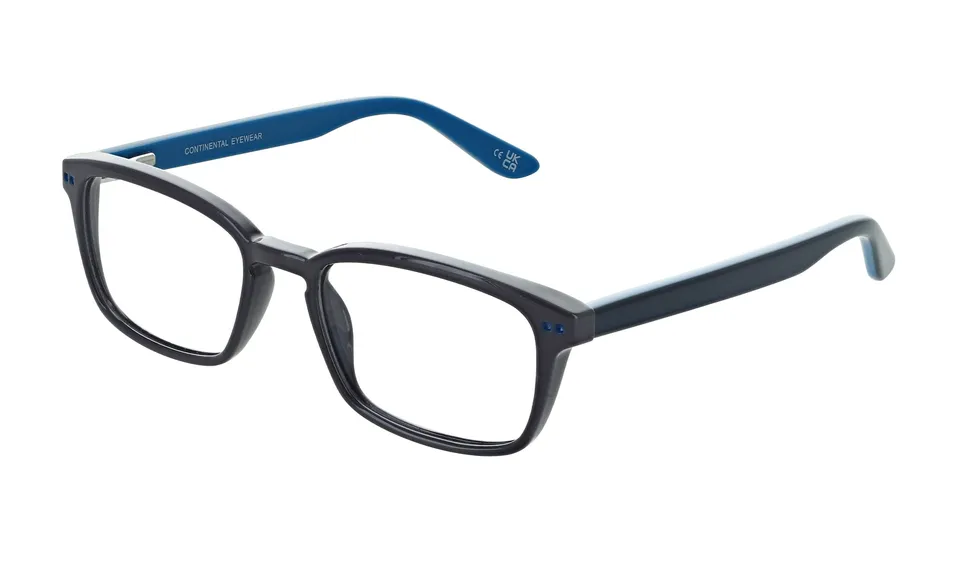 Lazer Junior 2248 occhiali da vista bambino neri rettangolari