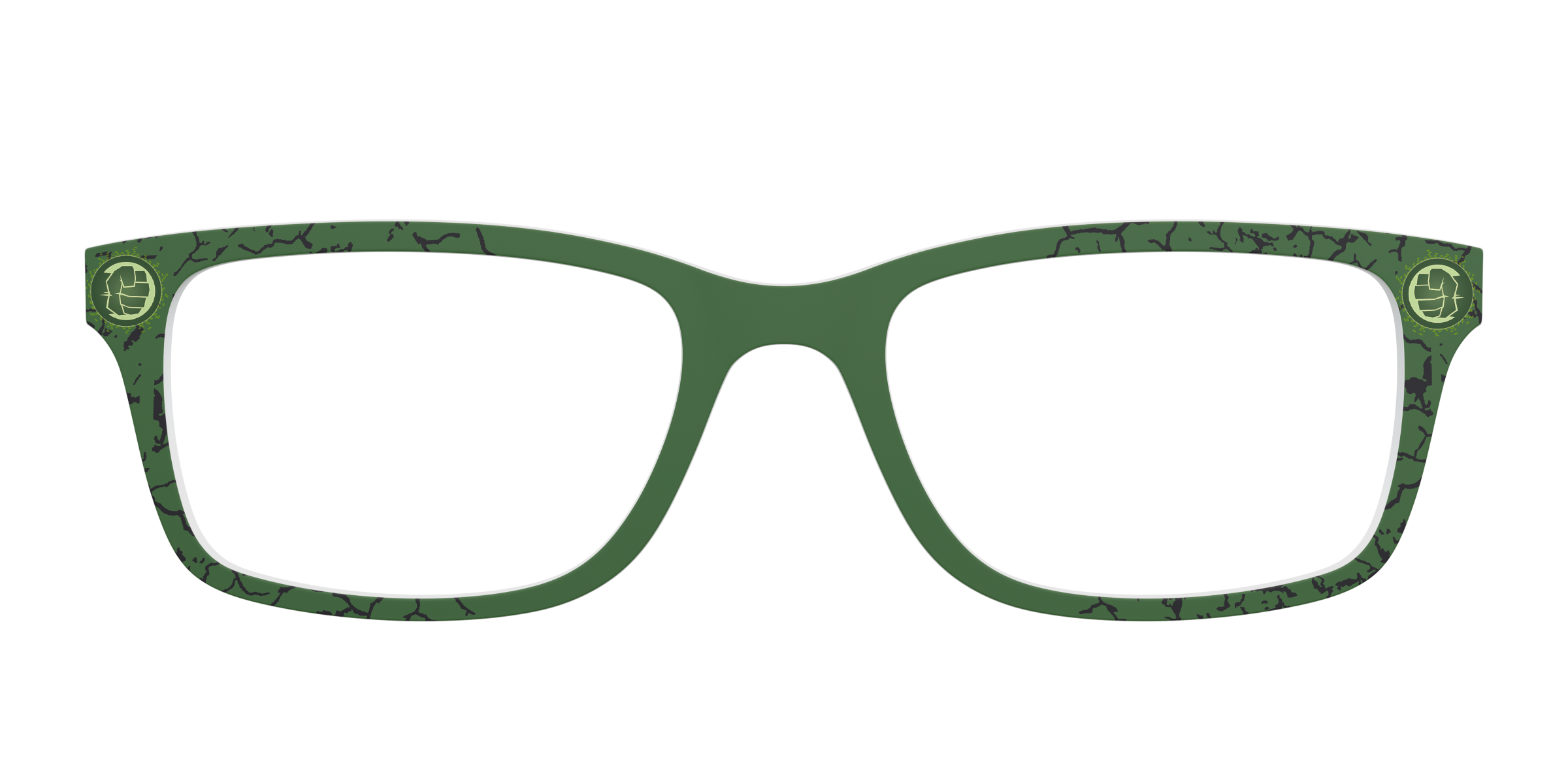 Pair Eyewear Collabs Hulk Smash top occhiali verde HU1