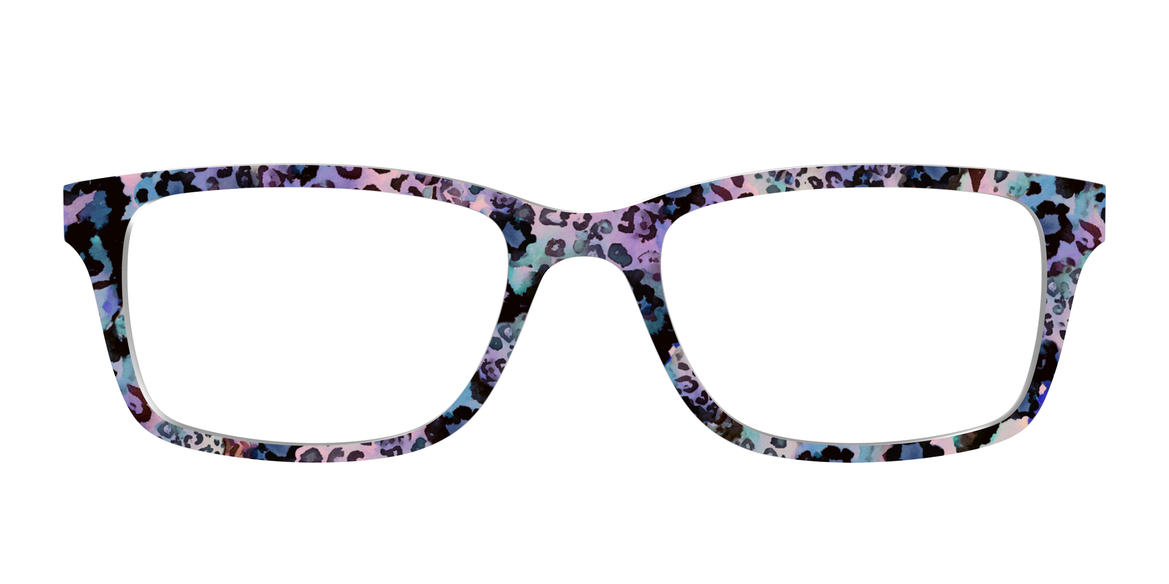 Pair Eyewear Design Tops Alluring Animal Print Mix top SU04