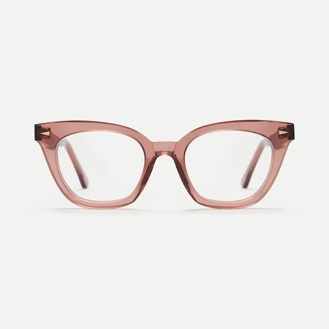 AHLEM Tunis occhiali da vista Old Rose cat eye acetato