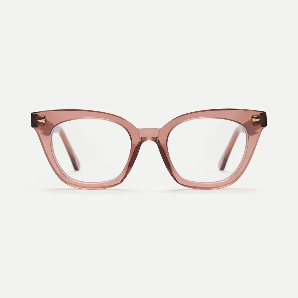 AHLEM Tunis occhiali da vista Old Rose cat eye acetato