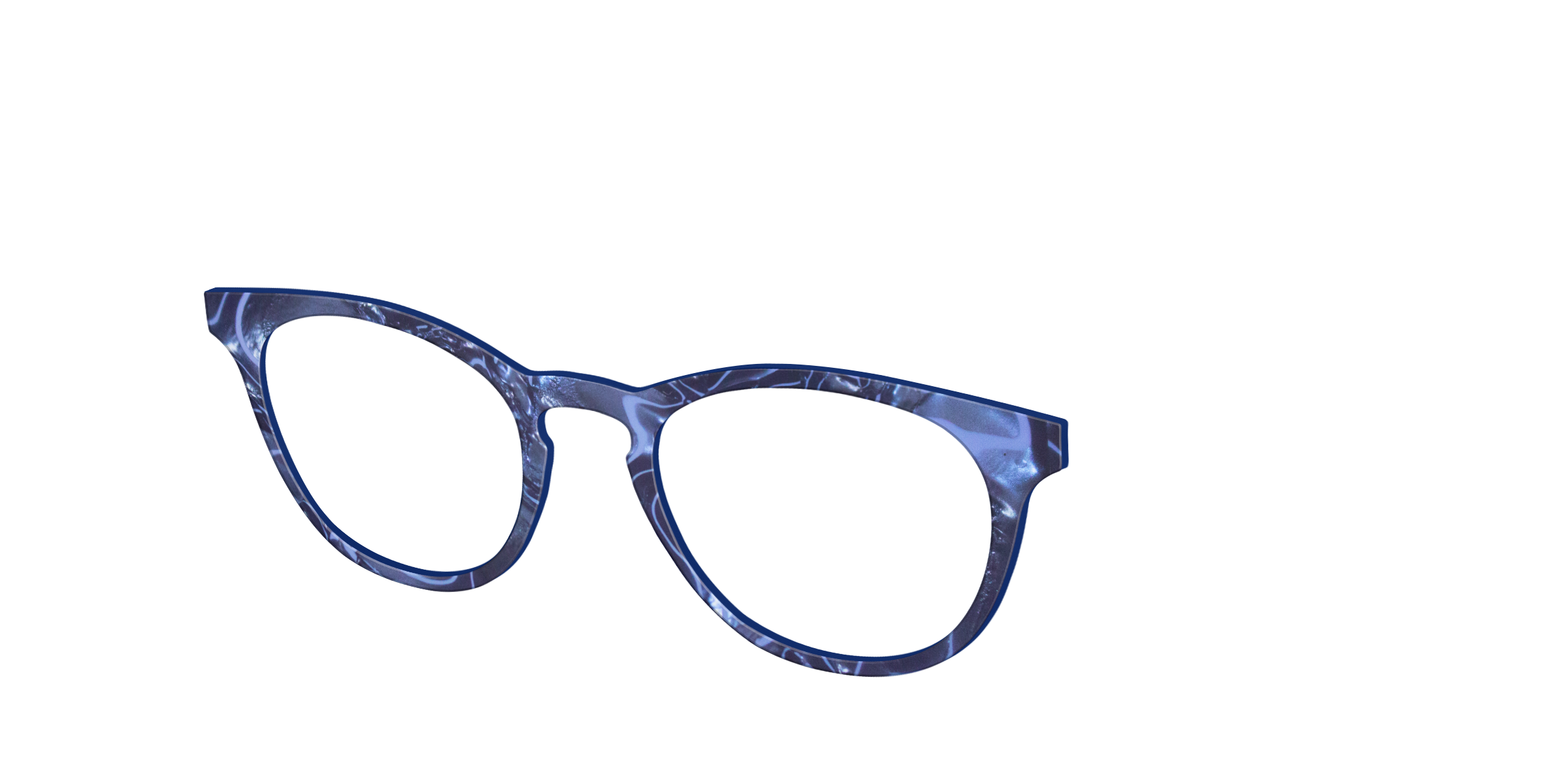 Pair Eyewear Solid Tops The Midnight Marble top occhiali NY57