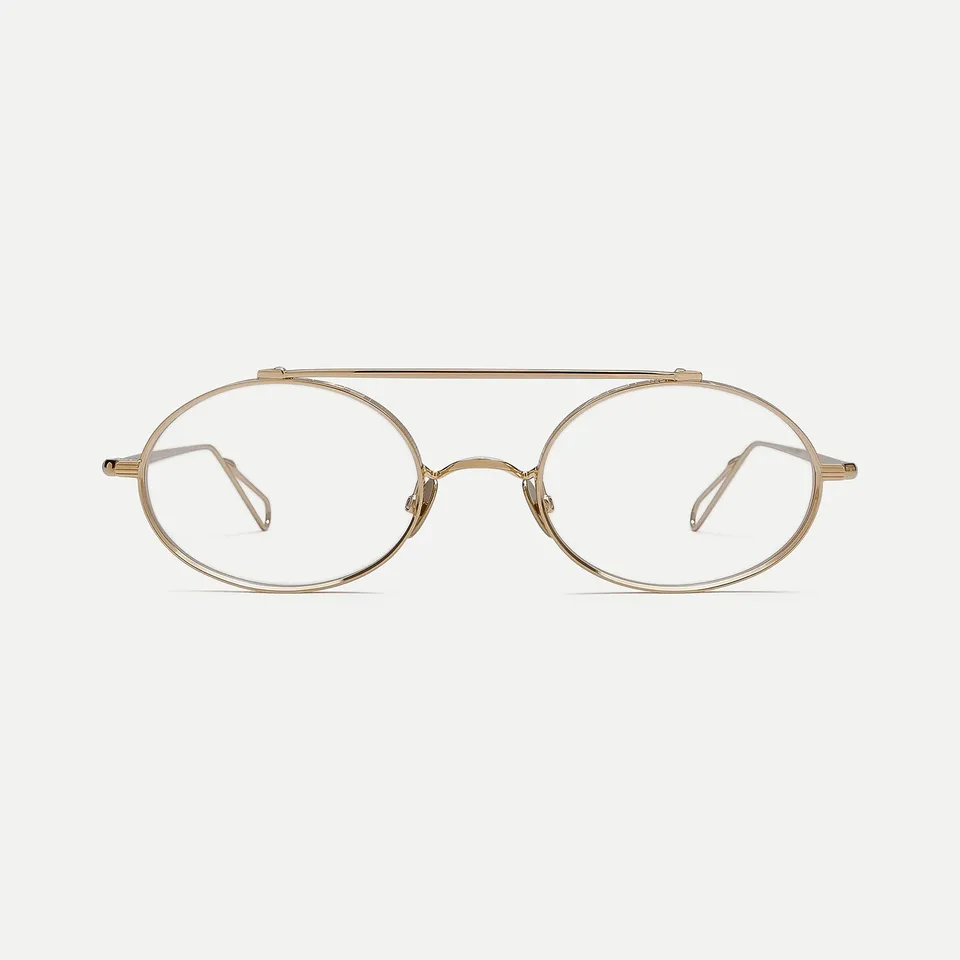 AHLEM Optical Turbigo occhiali da vista Champagne ovale