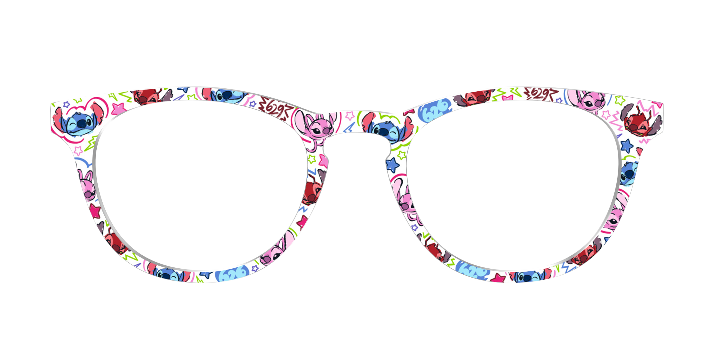Pair Eyewear Collabs Stitch & Friends Doodles top per occhiali