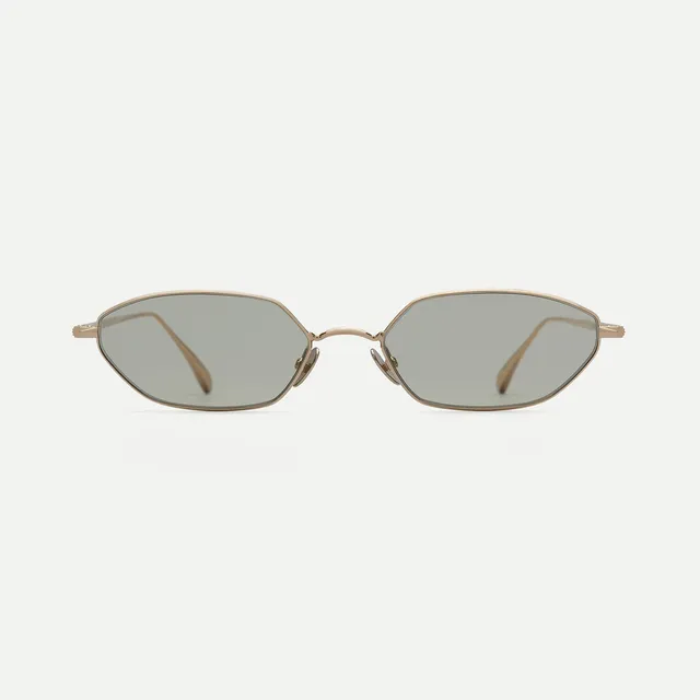 AHLEM Iris Occhiali da Sole Champagne / Green Light Edizione Limitata