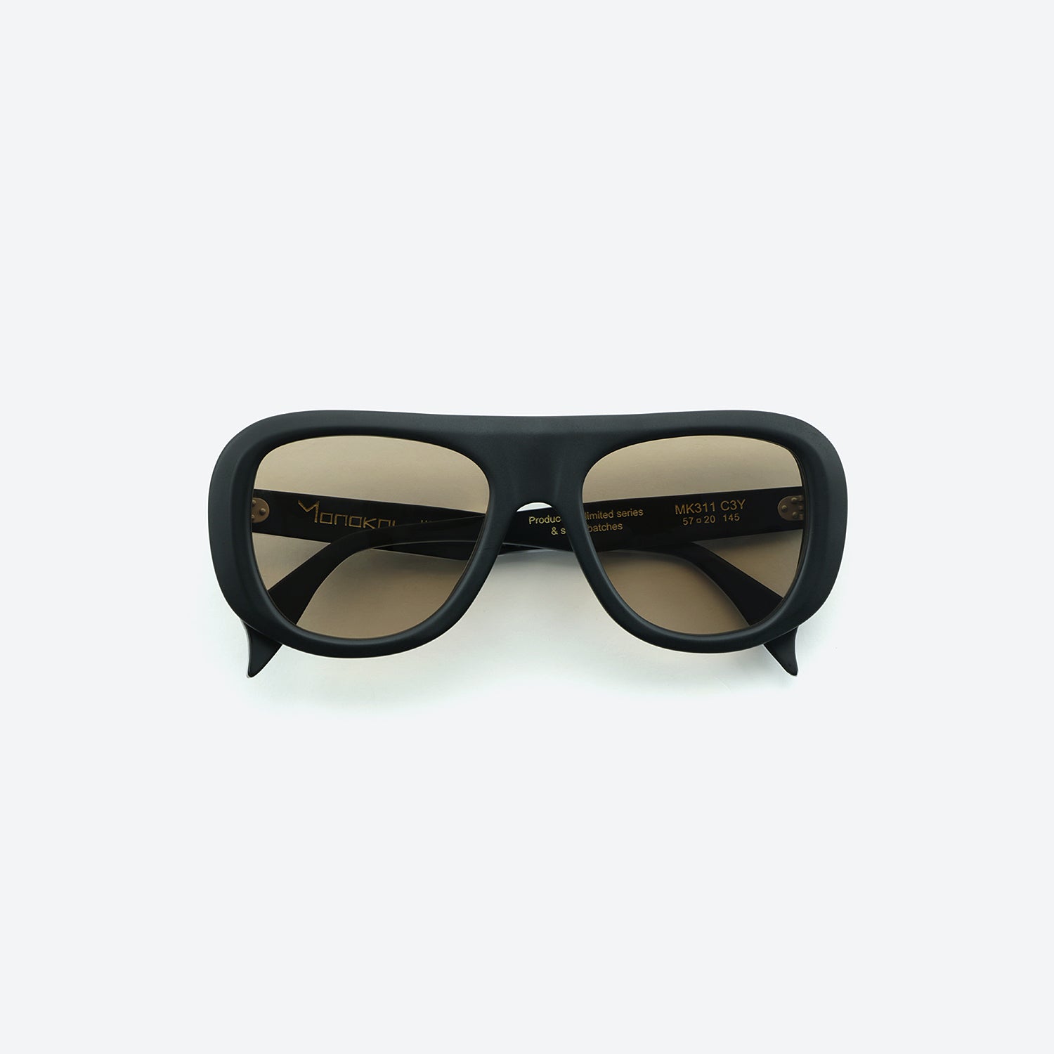 Monokol Evolved Boldness MK311 C3Y occhiali da sole aviator acetato
