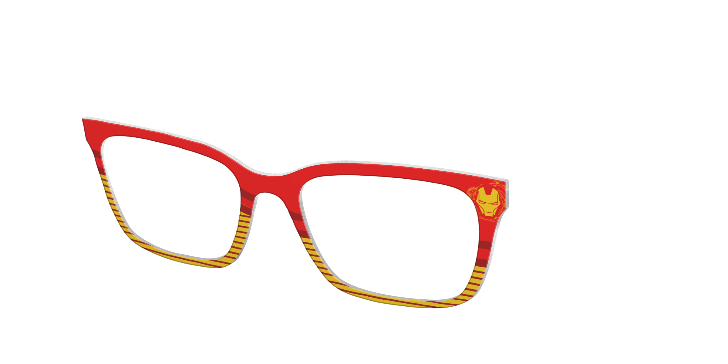 Pair Eyewear Collabs The Iron Man Suit topper rosso IM1
